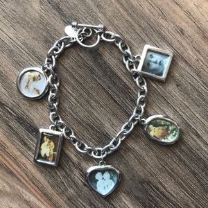 Premier Designs charm bracelet.  Like new.